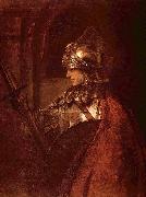 Mann mit Rustung Rembrandt Peale